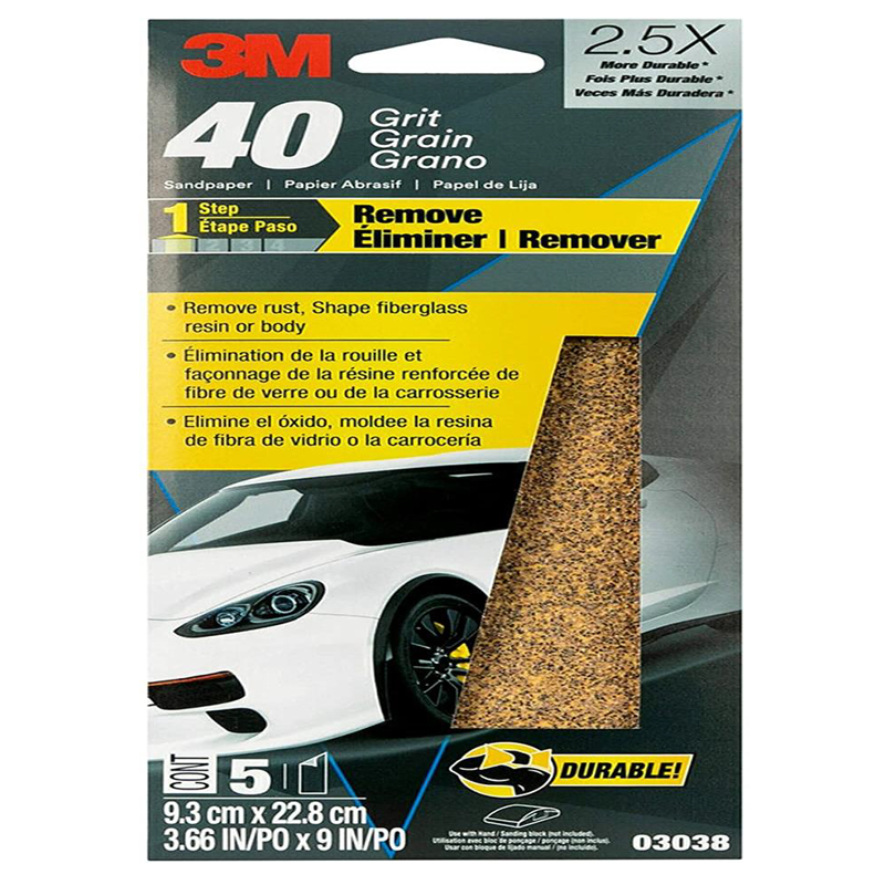 3m Autobody Shop Sandpaper 40 grit